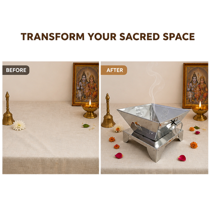 Stainless Steel Hawan Kund