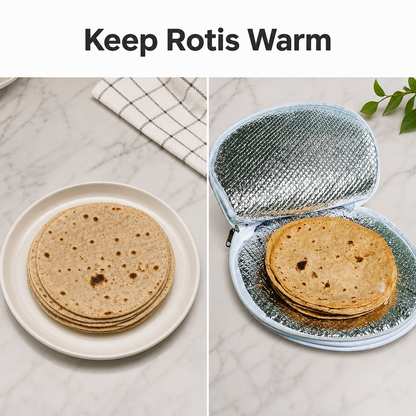 Insulated Roti Cover with Zipper