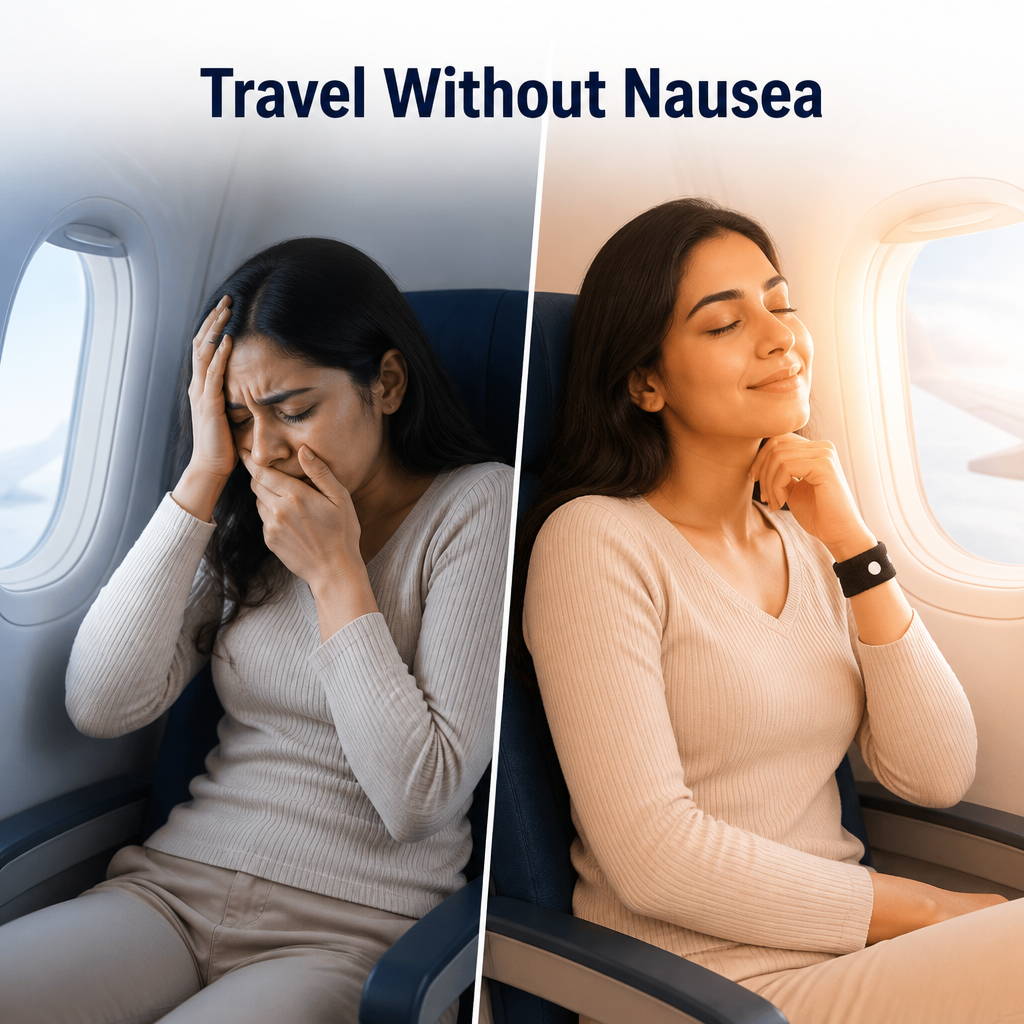 Anti-Nausea Acupressure Wristband(Buy 1 Get 1 Free)