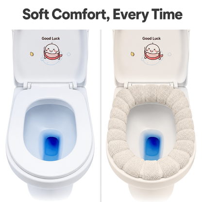 Plush Toilet Seat Cover