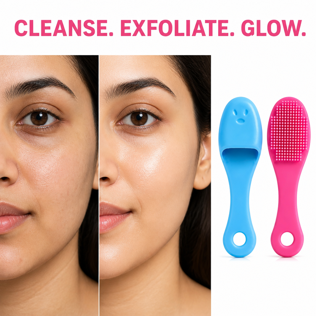 Silicone Facial Cleansing Brush(Pack Of 4)