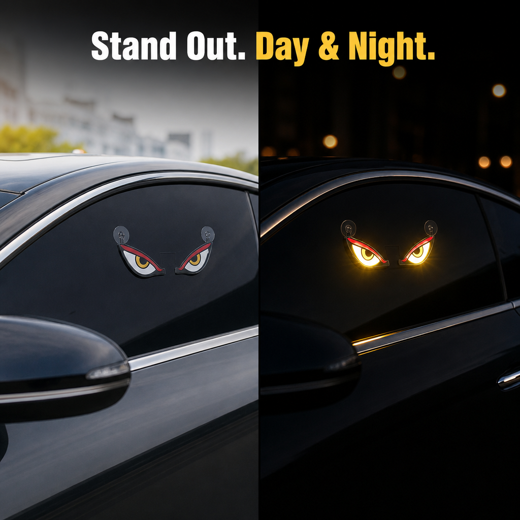 LED Car Window Eyes