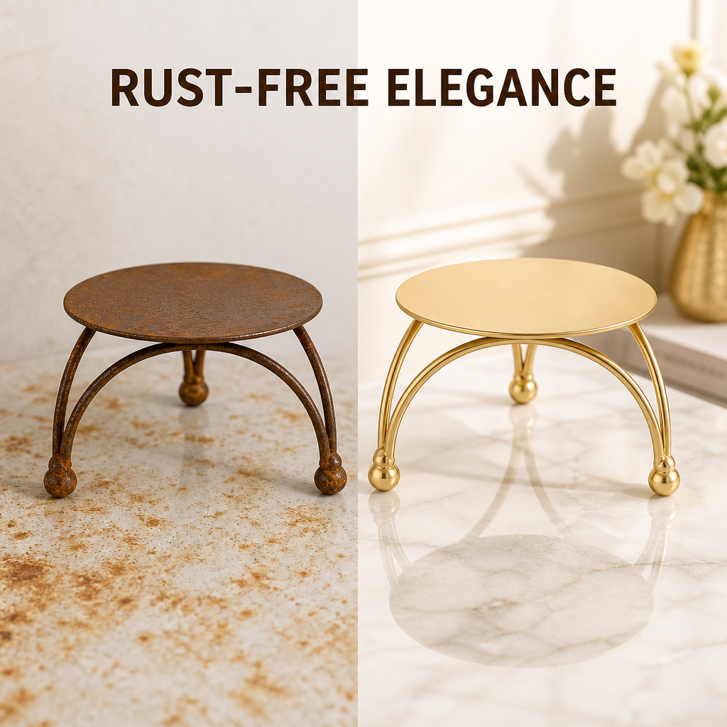 Gold Metal Candle Holder(Buy 1 Get 1 Free)