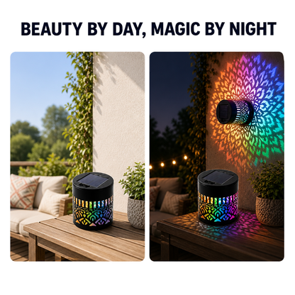 MandalaGlow Solar Projector Light
