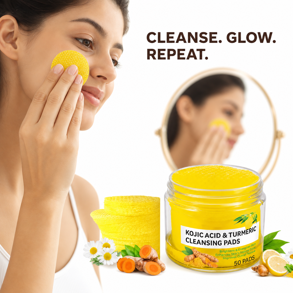 Kojic Acid & Turmeric Cleansing Pads