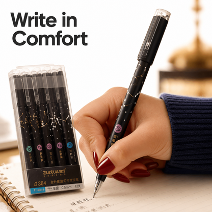 Gel Pen Set (Pack Of 6)