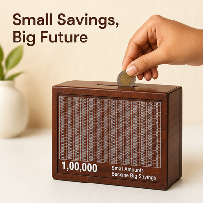 Wooden Money Saving Box