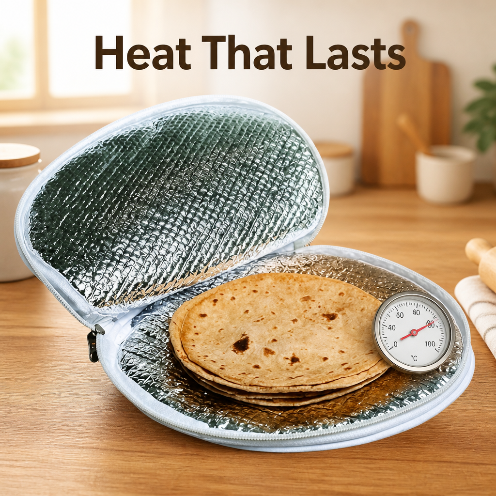 Insulated Roti Cover with Zipper