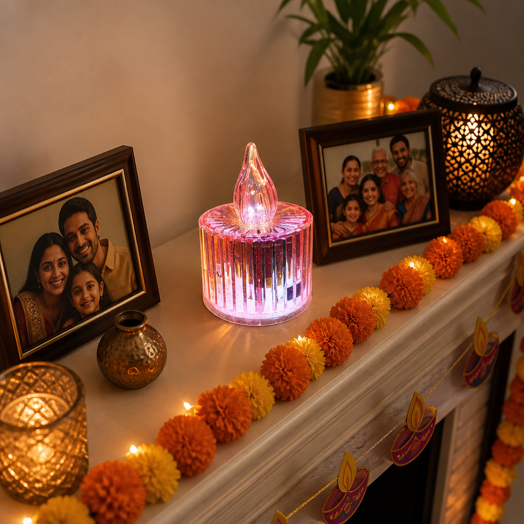 Diwali LED Light Candle(Pack Of 6Pcs)