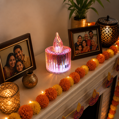 Diwali LED Light Candle(Pack Of 6Pcs)