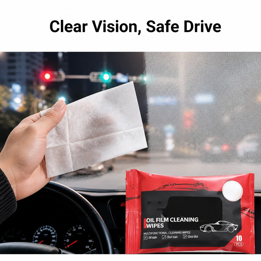 Car Glass Cleaning Wipes