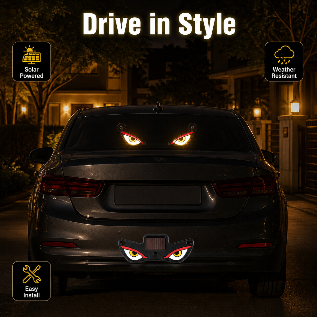 LED Car Window Eyes