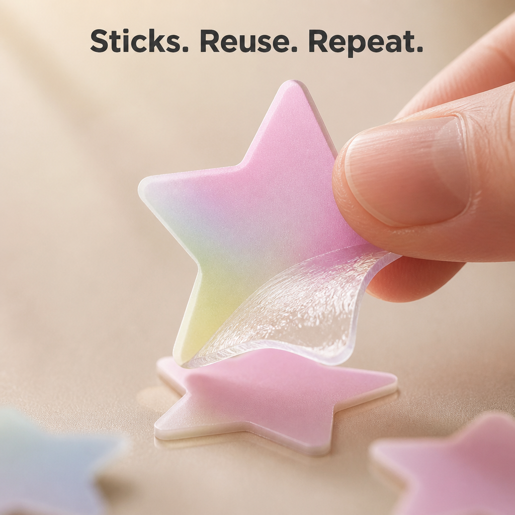 Multicolor Glow in Dark Stars