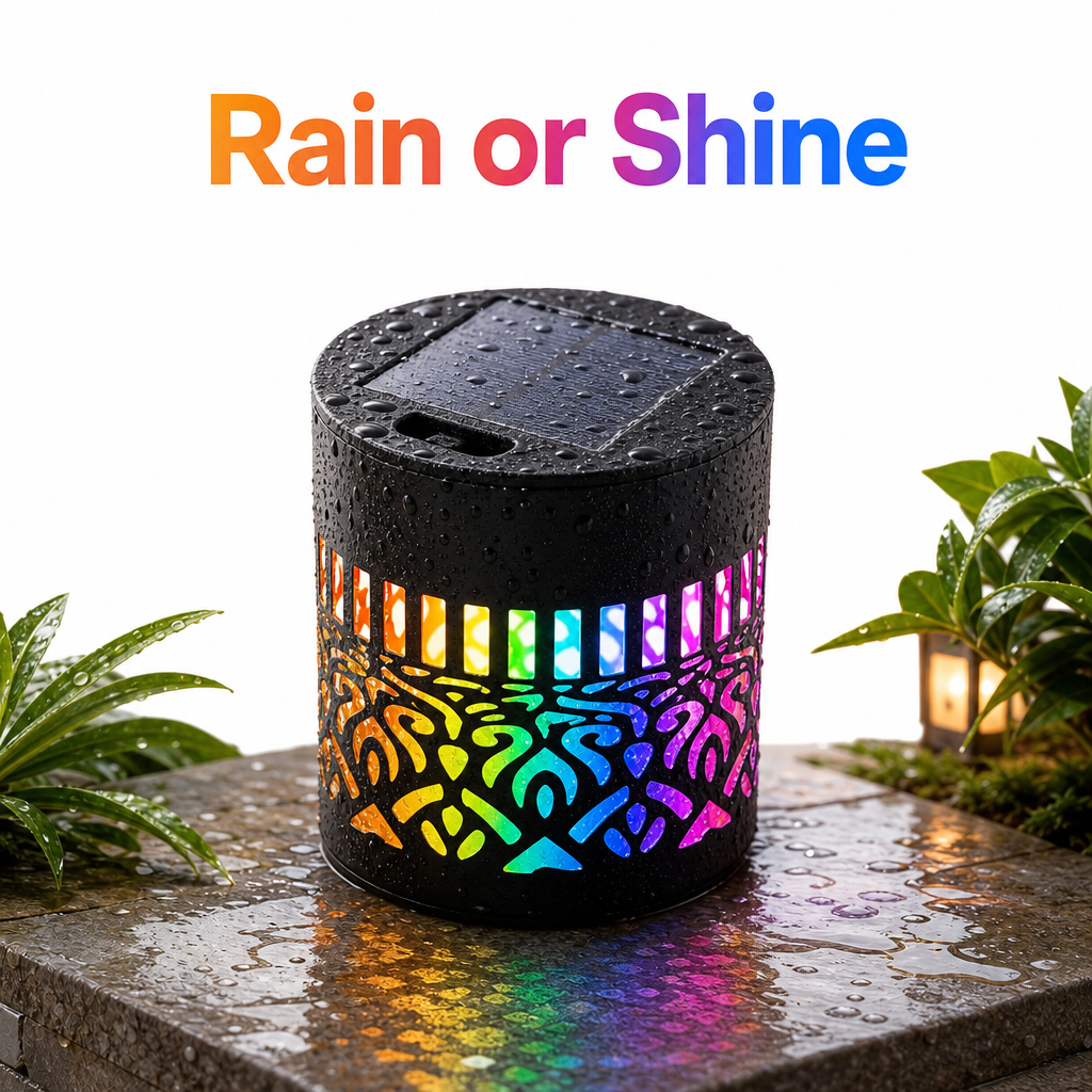 MandalaGlow Solar Projector Light