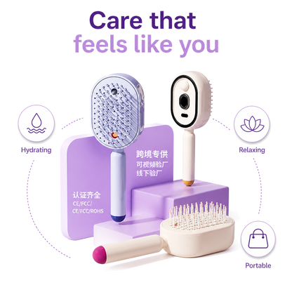 Electric Spray Airbag Massage Comb