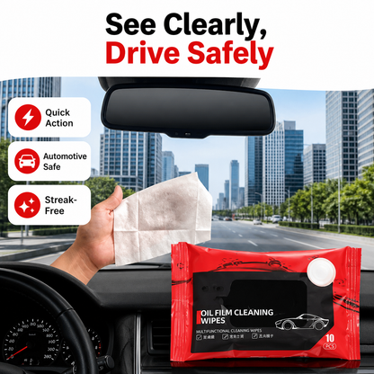 Car Glass Cleaning Wipes