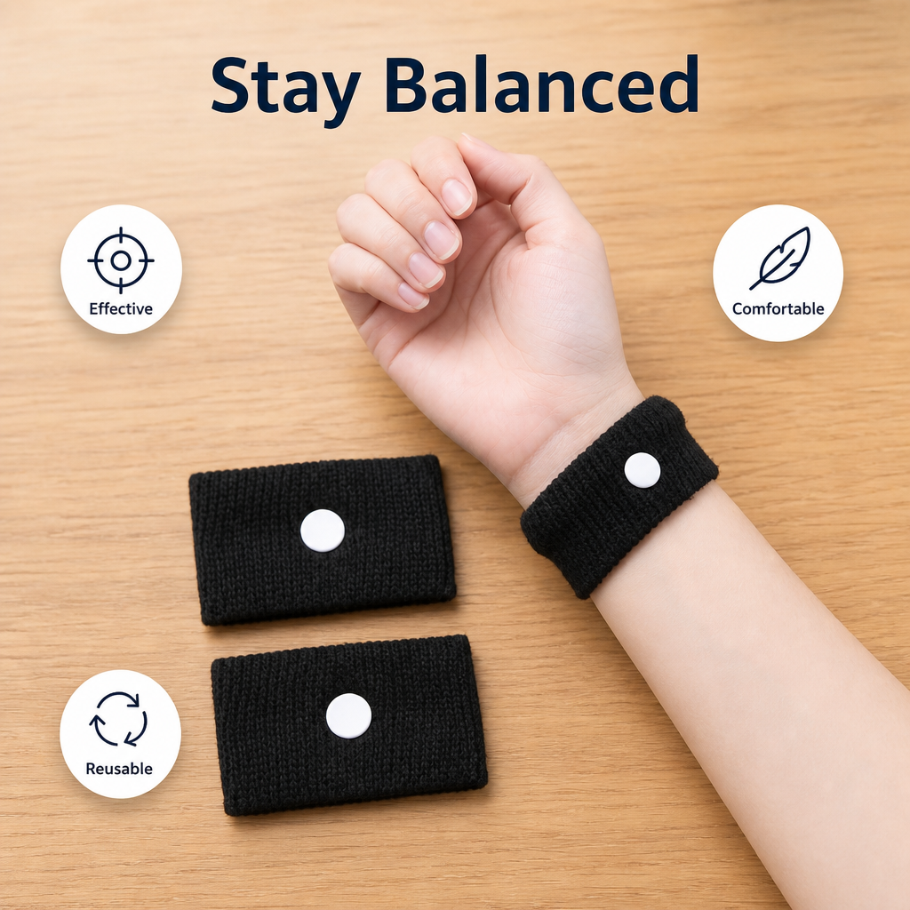 Anti-Nausea Acupressure Wristband(Buy 1 Get 1 Free)
