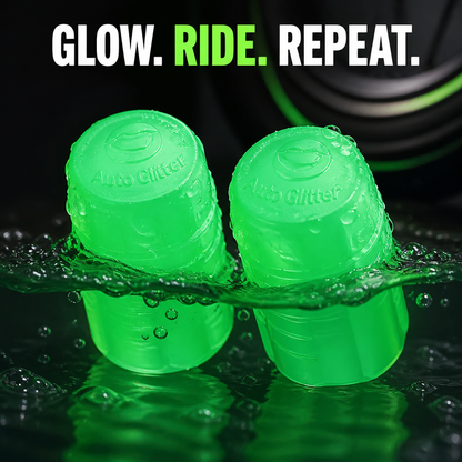 Luminous Tire Valve Caps(Pack Of 4Pcs)