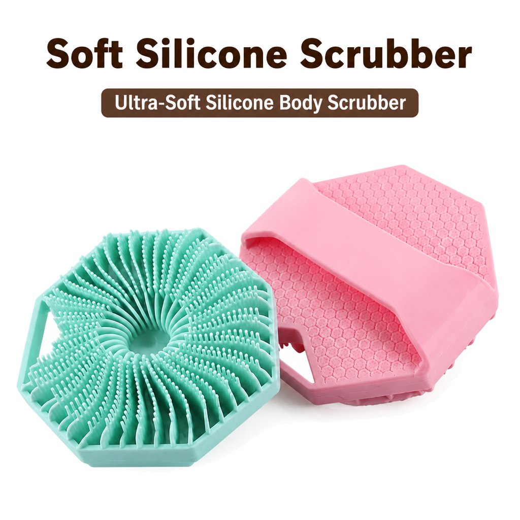 Silicone Massage Bath Brush (Pack of 2)