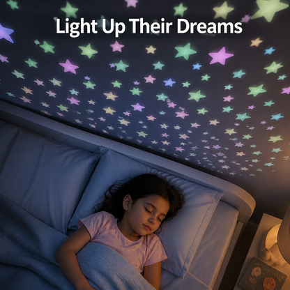 Multicolor Glow in Dark Stars
