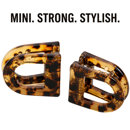 D-Shaped Magnetic Hair Claw Clips