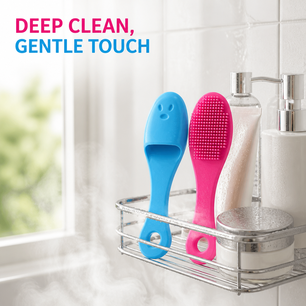 Silicone Facial Cleansing Brush(Pack Of 4)