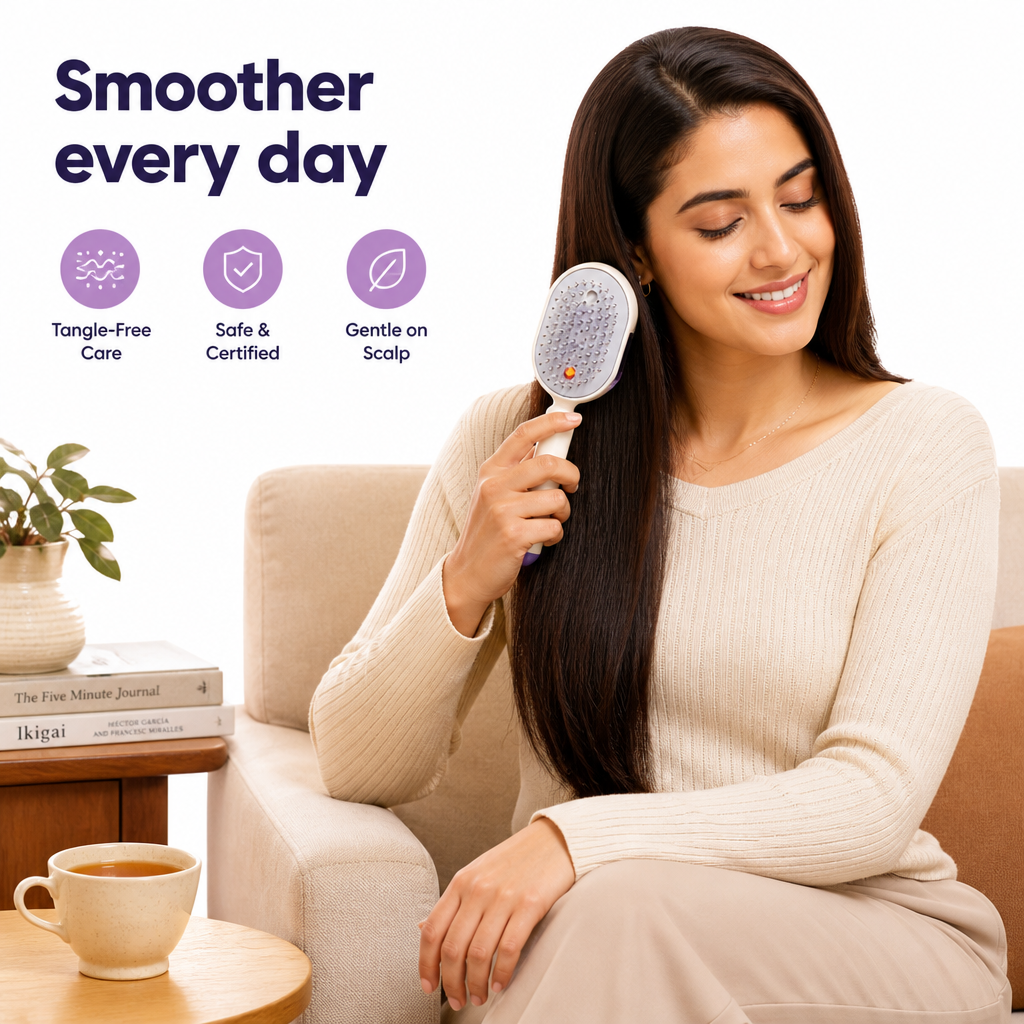 Electric Spray Airbag Massage Comb