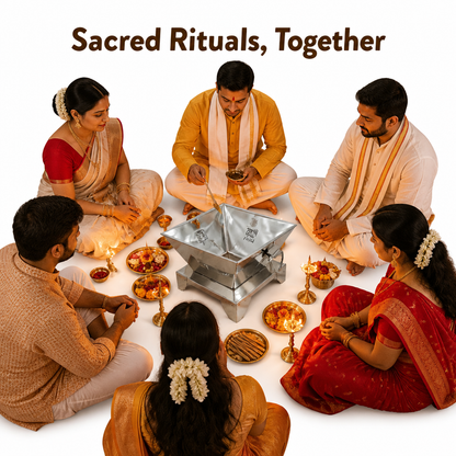 Stainless Steel Hawan Kund