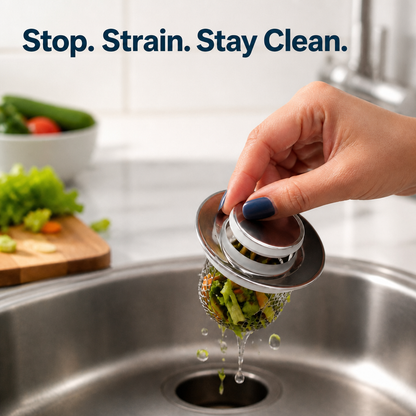 Sink Drainer Stopper with Strainer