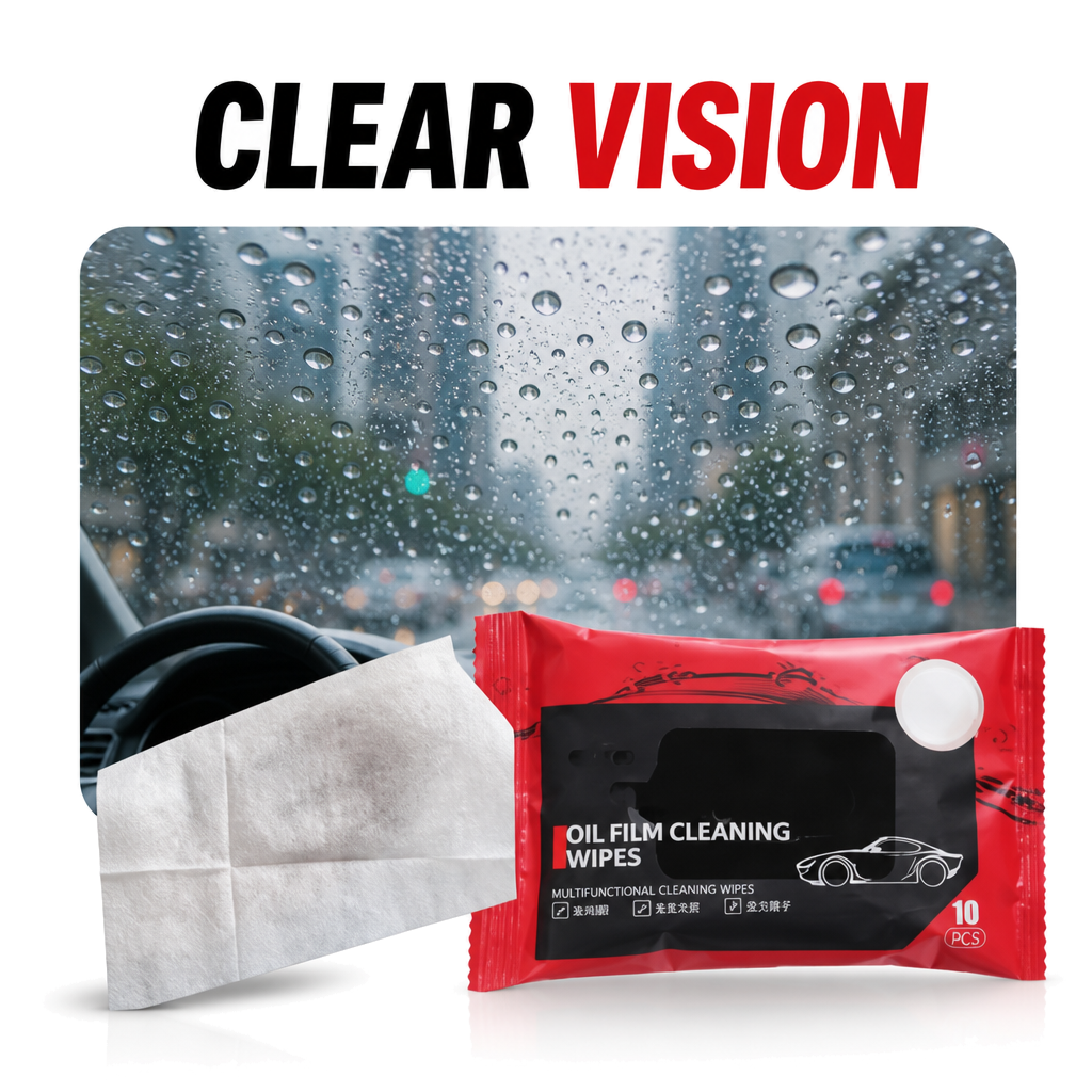 Car Glass Cleaning Wipes