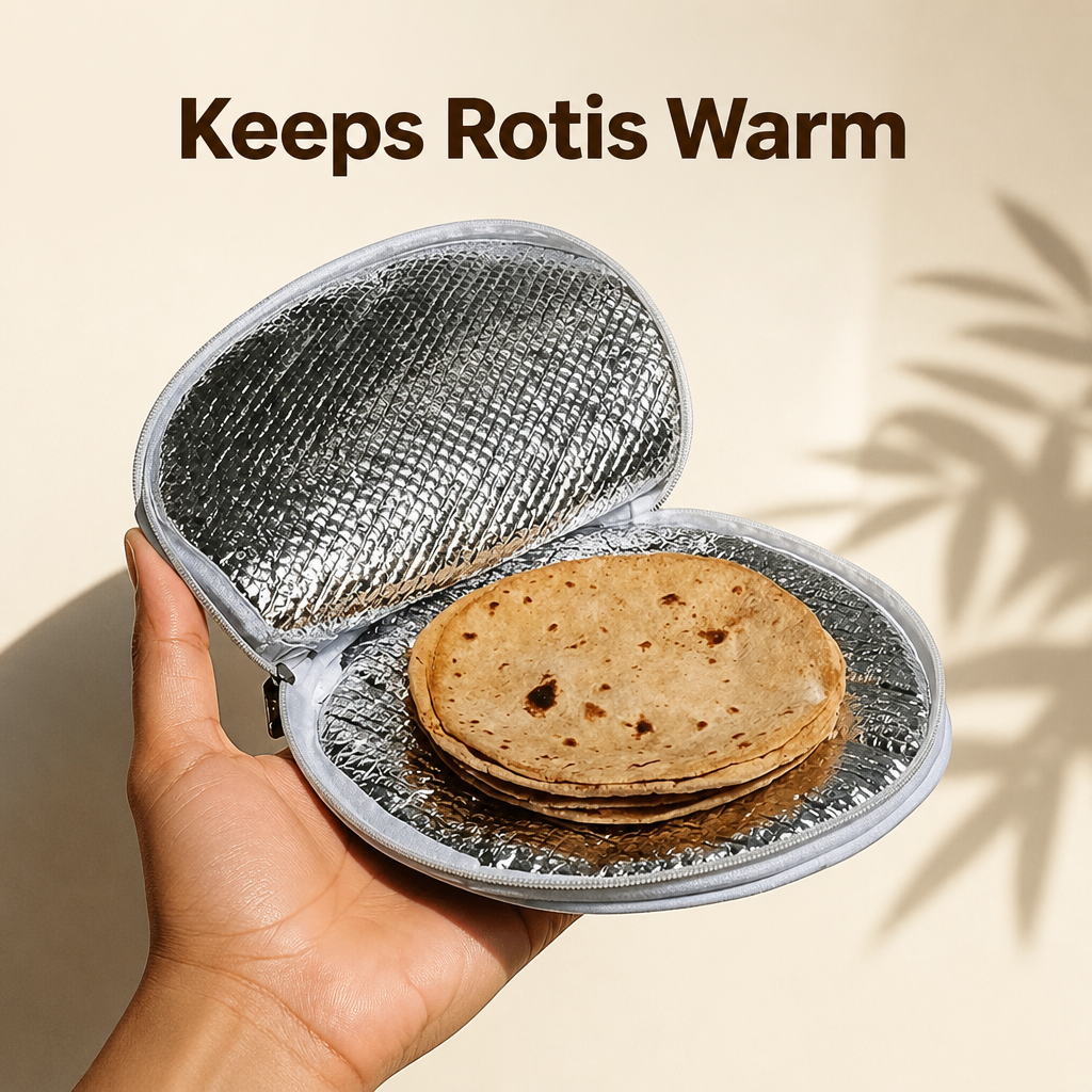 Insulated Roti Cover with Zipper