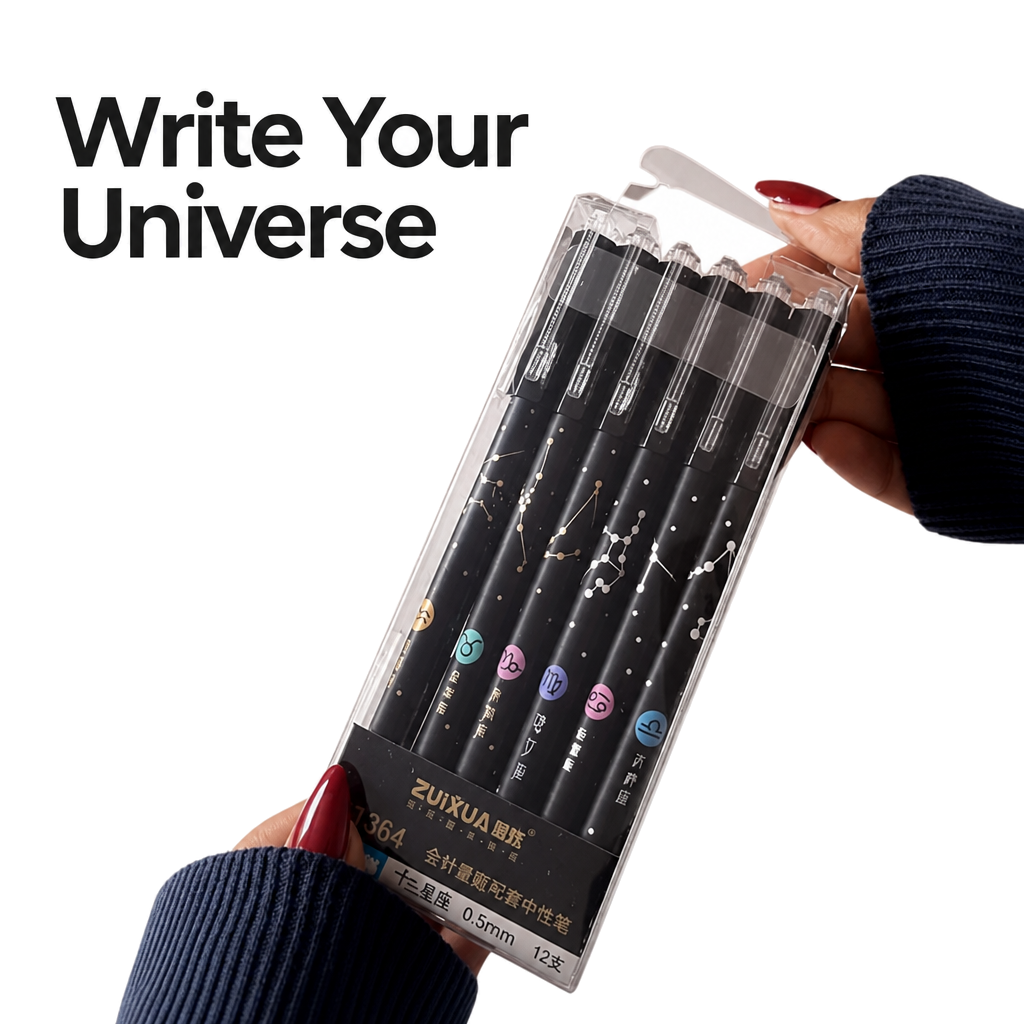 Gel Pen Set (Pack Of 6)