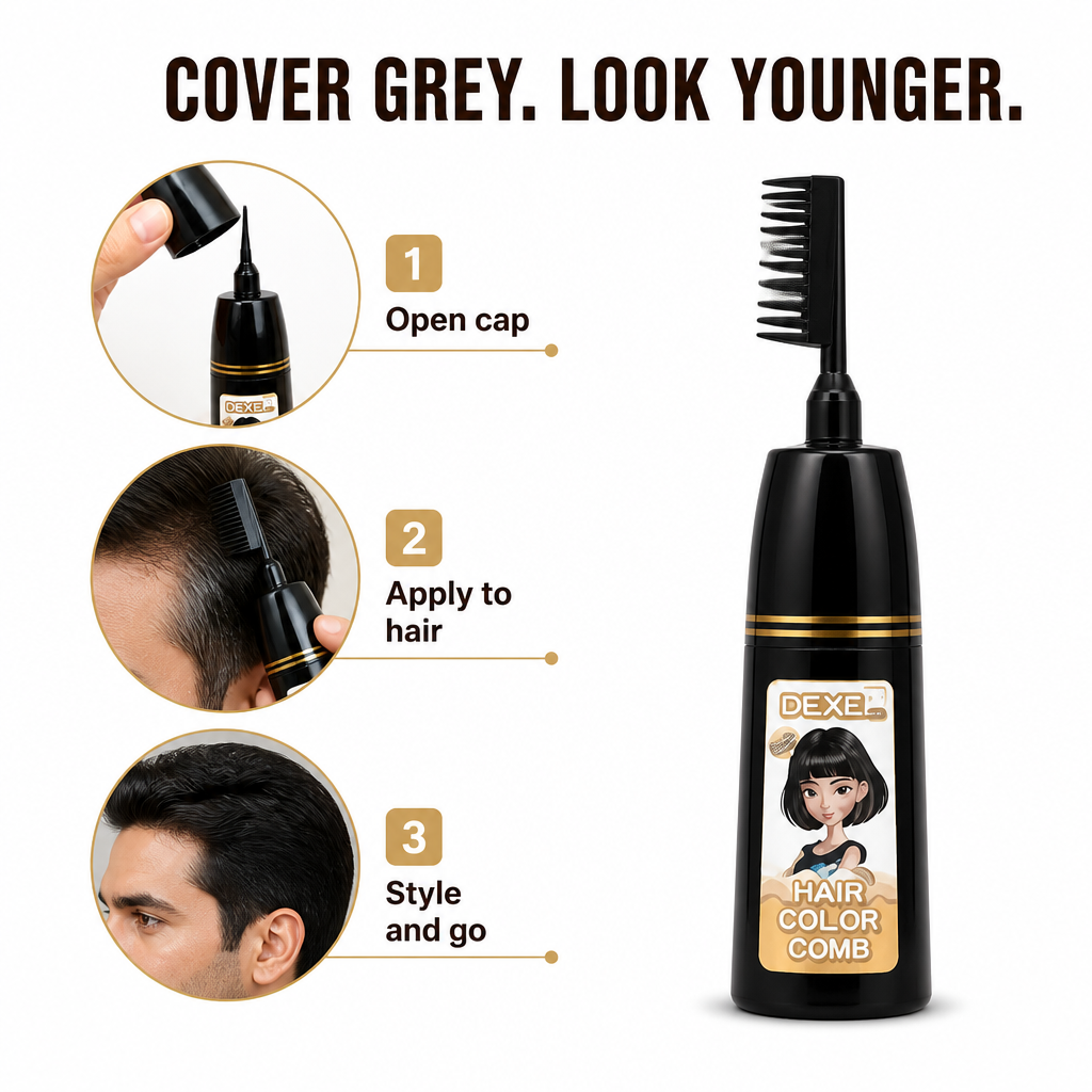 Instant Hair Color Comb