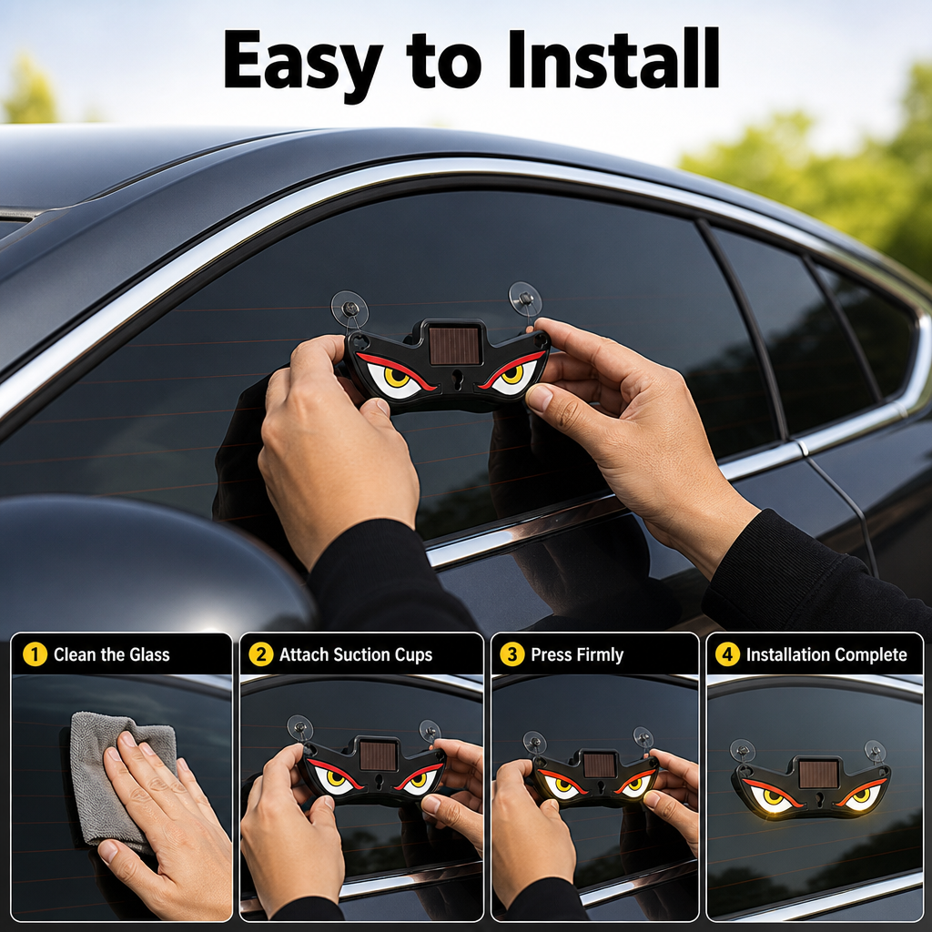 LED Car Window Eyes