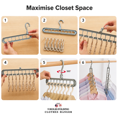 9-Hole Smart Hanger(Buy 1 Get 1 Free)