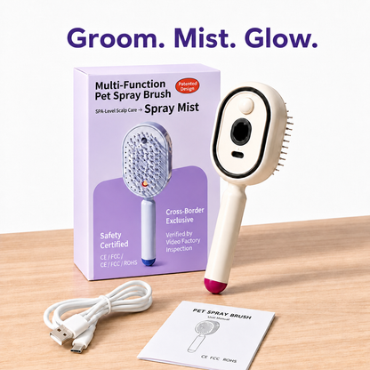 Electric Spray Airbag Massage Comb