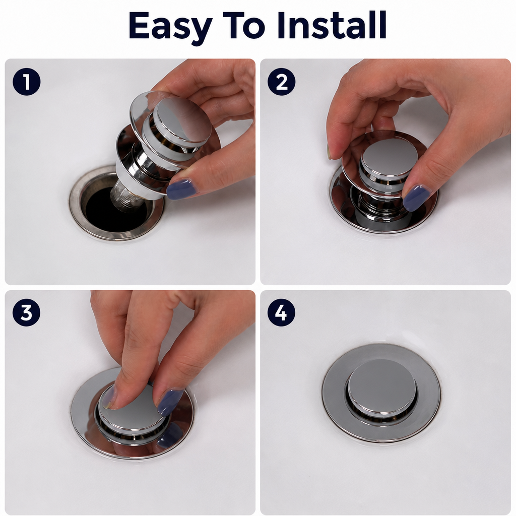 Sink Drainer Stopper with Strainer