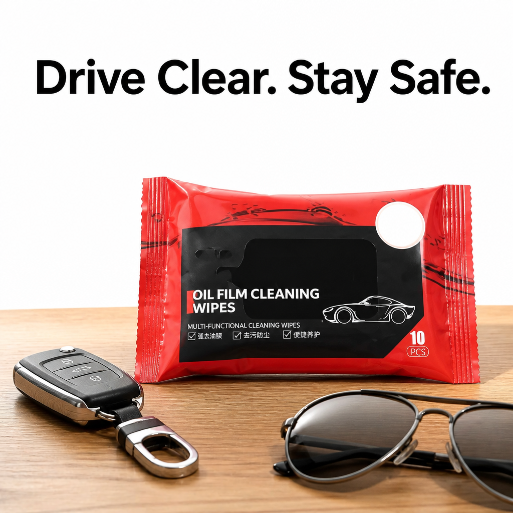 Car Glass Cleaning Wipes