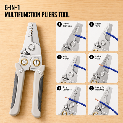 6-in-1 Multifunction Pliers