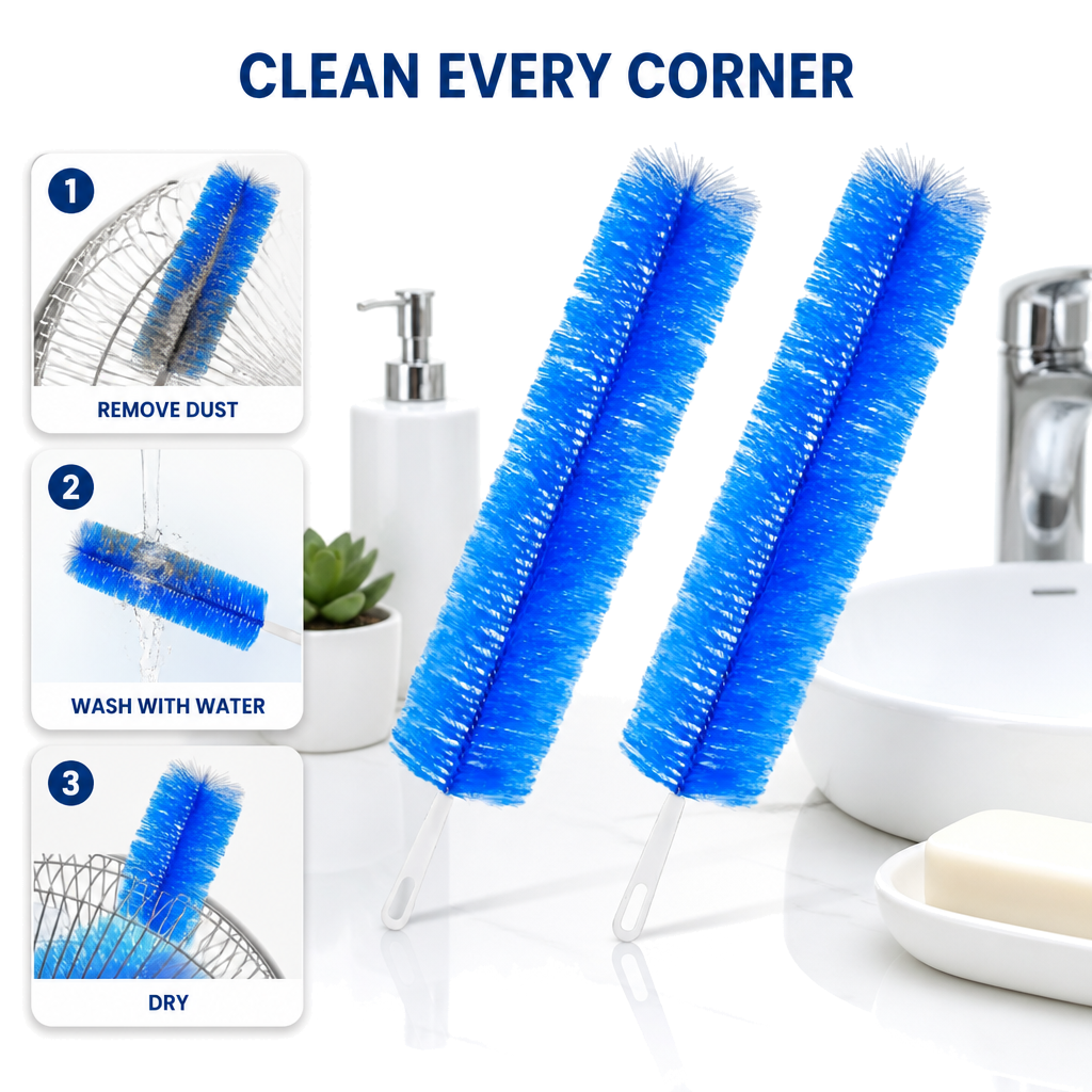 Flexible Fan Grill Cleaning Brushes
