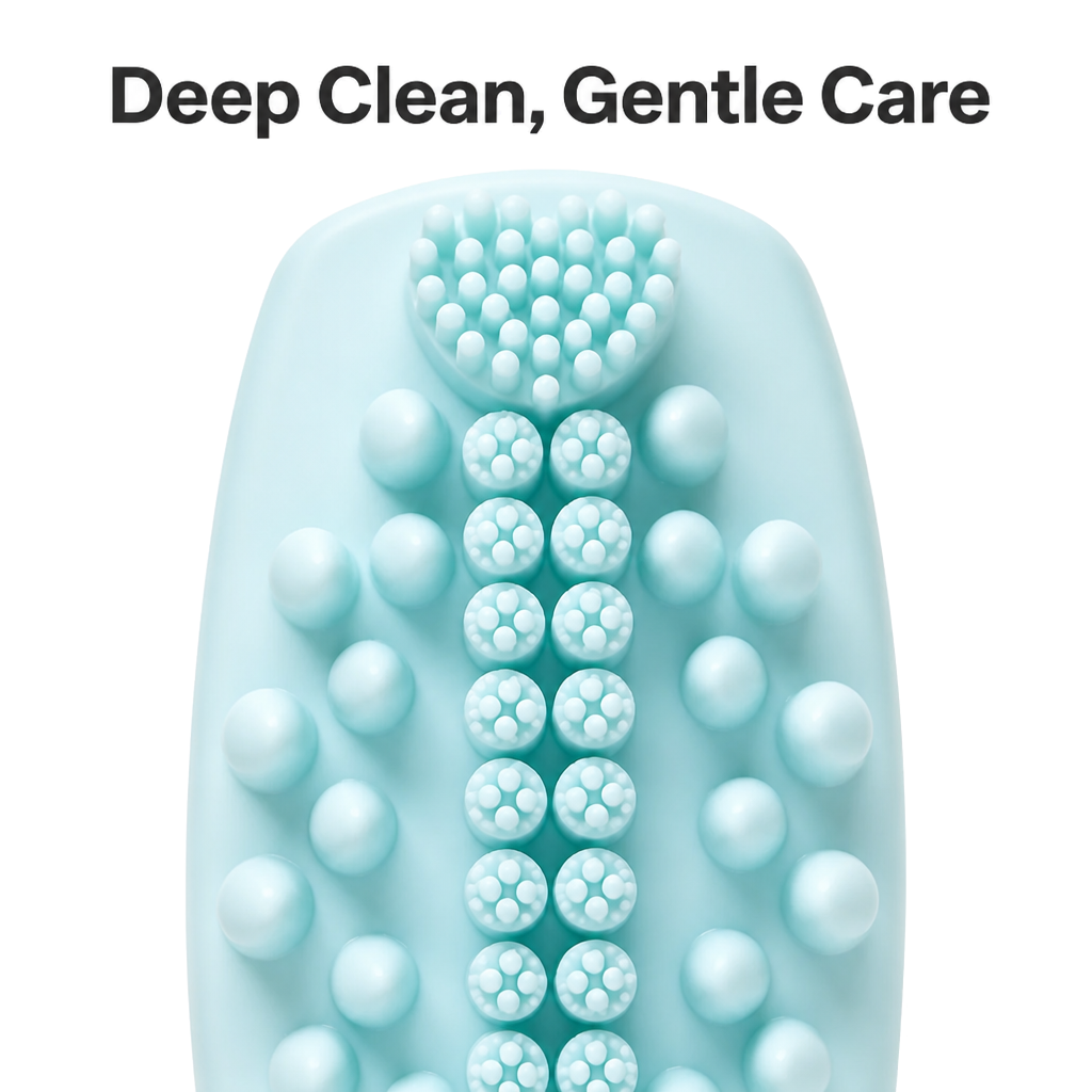 Silicone Shampoo Brush Bottle