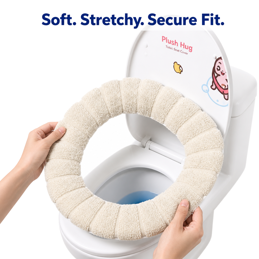 Plush Toilet Seat Cover