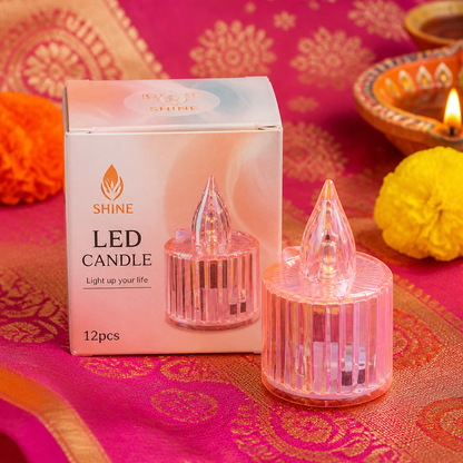 Diwali LED Light Candle(Pack Of 6Pcs)
