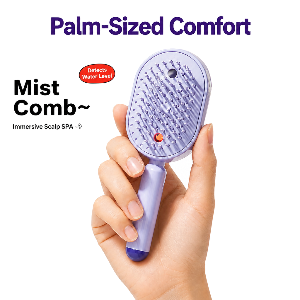Electric Spray Airbag Massage Comb