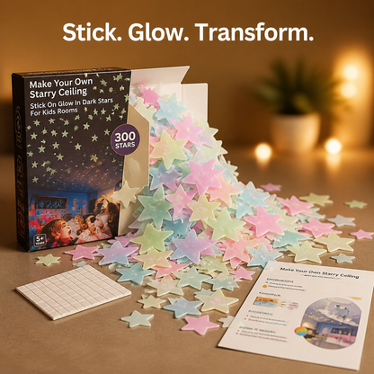 Multicolor Glow in Dark Stars