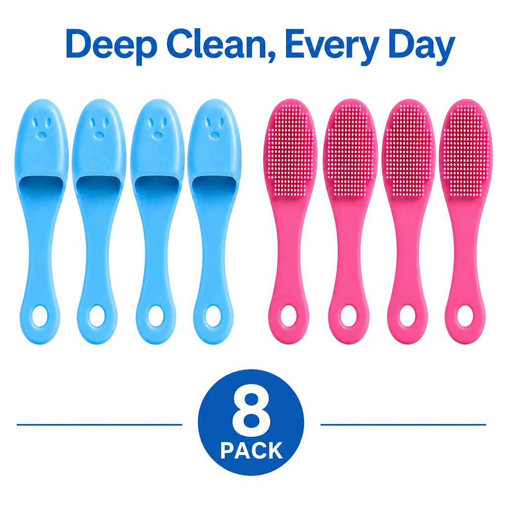 Silicone Facial Cleansing Brush(Pack Of 4)