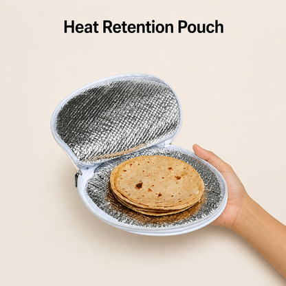 Insulated Roti Cover with Zipper