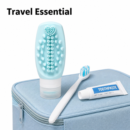 Silicone Shampoo Brush Bottle